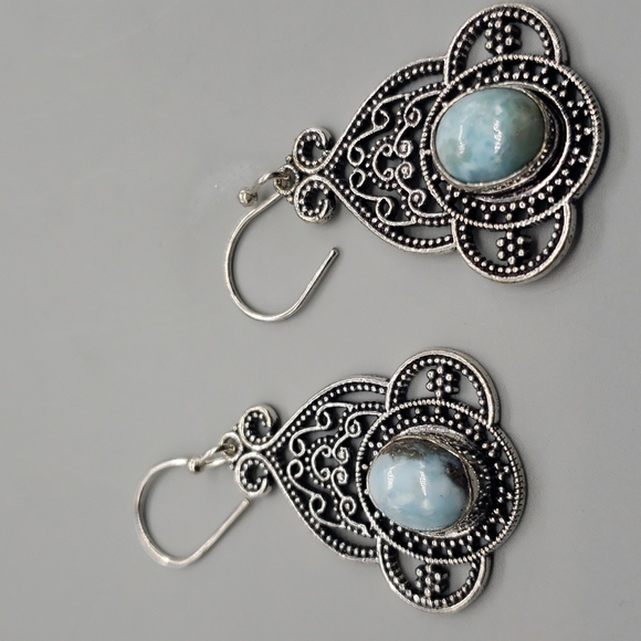 Larimar Earrings - Picture 8 of 9